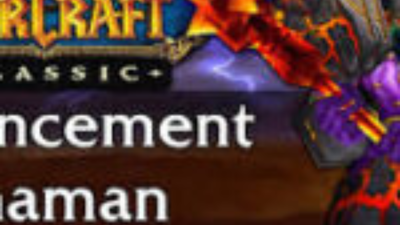 Enhancement Shaman guide: