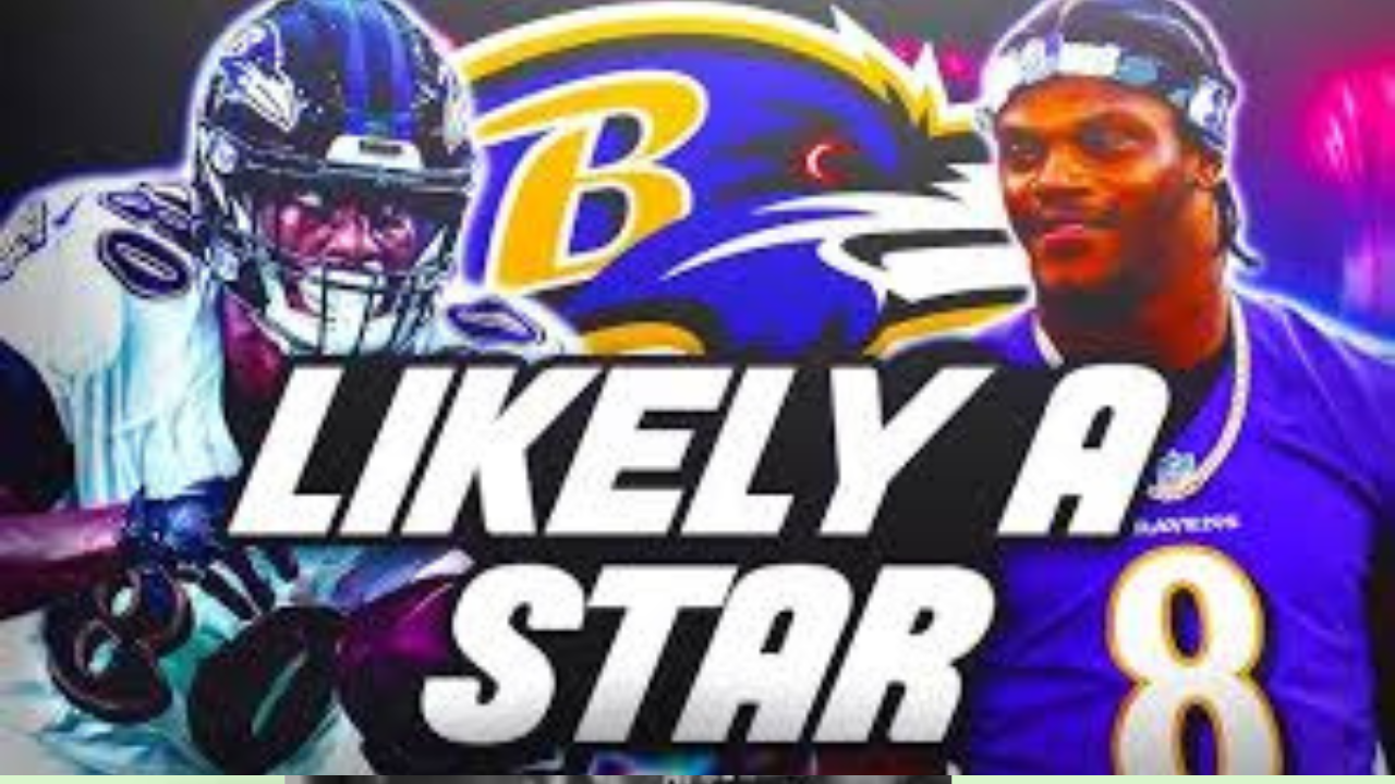 The image is likely promoting the Ravens' upcoming season or highlighting the team's star players. The use of bold colors and dramatic lighting creates a sense of excitement and anticipation for the upcoming season.